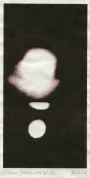 Plate lithograph by Elisabeth Parth (Oil color on Jap. paper, Paper size: 27,5 x 16 cm, Picture size: 20,5 x 10,5 cm, Edition size: 28 numb. & sign. copies)